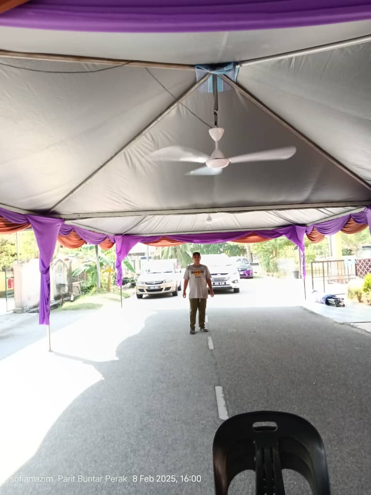 Gambar Projek PERKHIDMATAN SEWAAN KHEMAH/KANOPI DAN PERALATAN KATERING KAMPUNG MASJID TINGGI